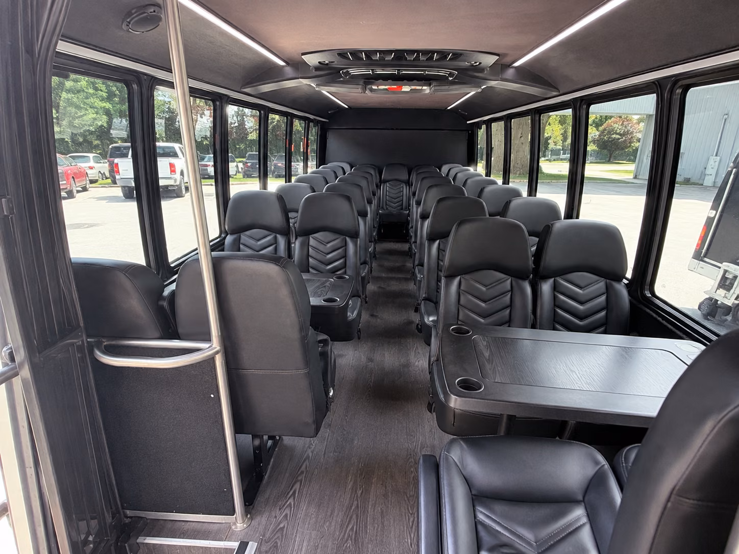 20 passenger minibus interior