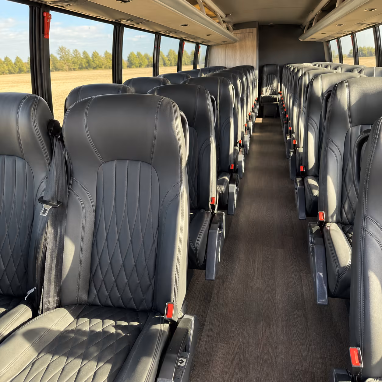 30 passenger minibus interior