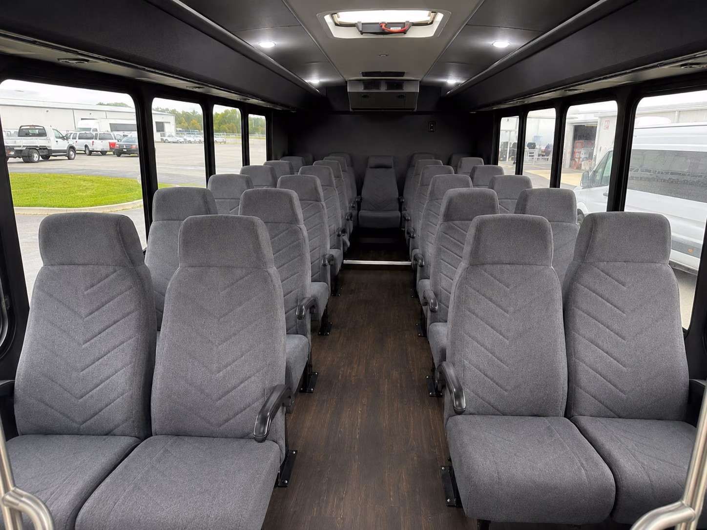 johnson city 15 passenger minibus inside