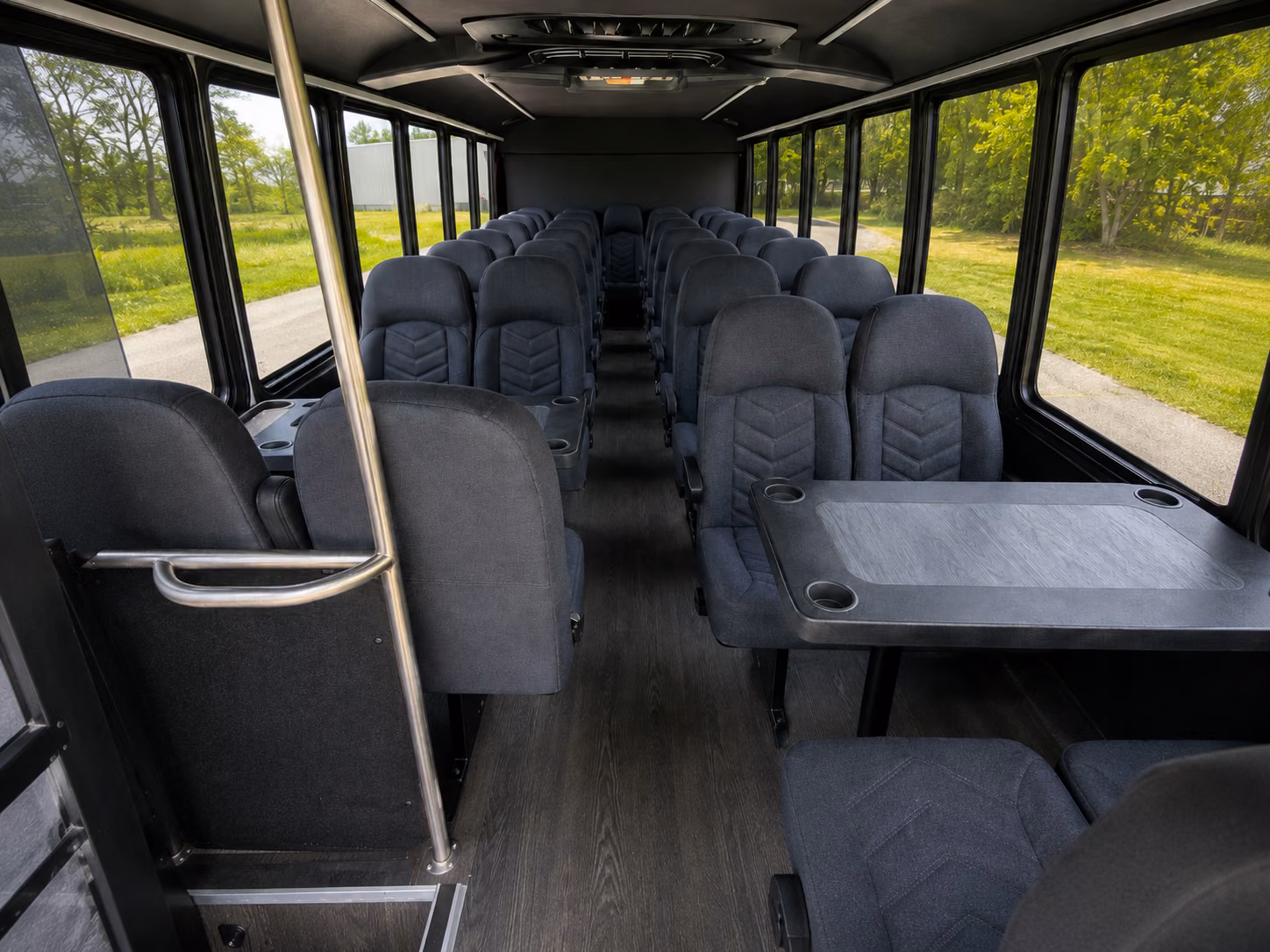 johnson city 15 passenger minibus interior