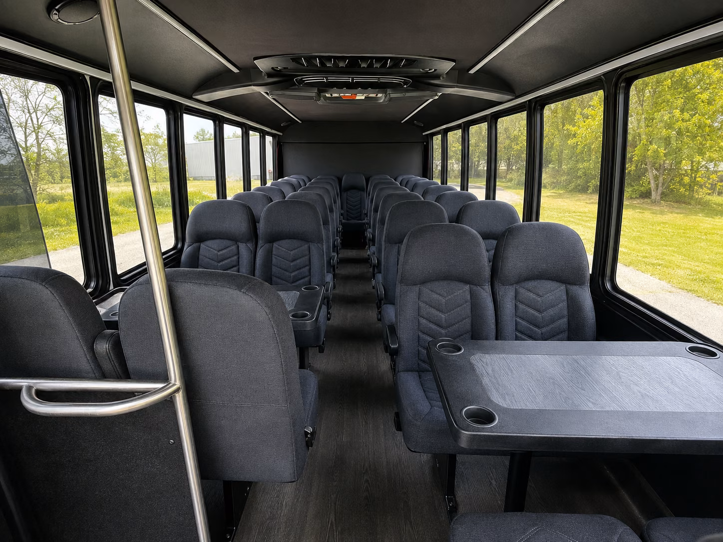 johnson city 20 passenger minibus inside