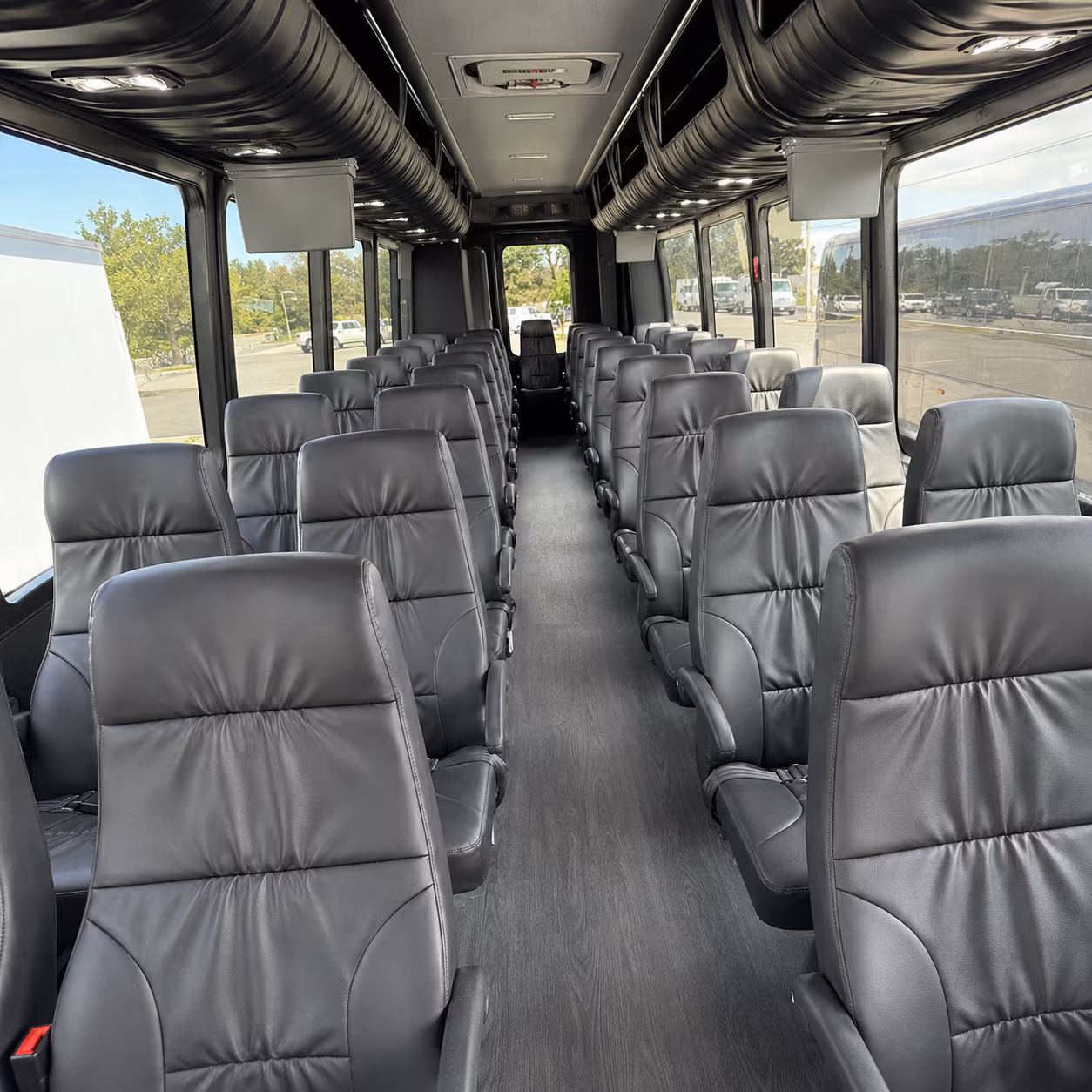 johnson city 25 passenger minibus inside