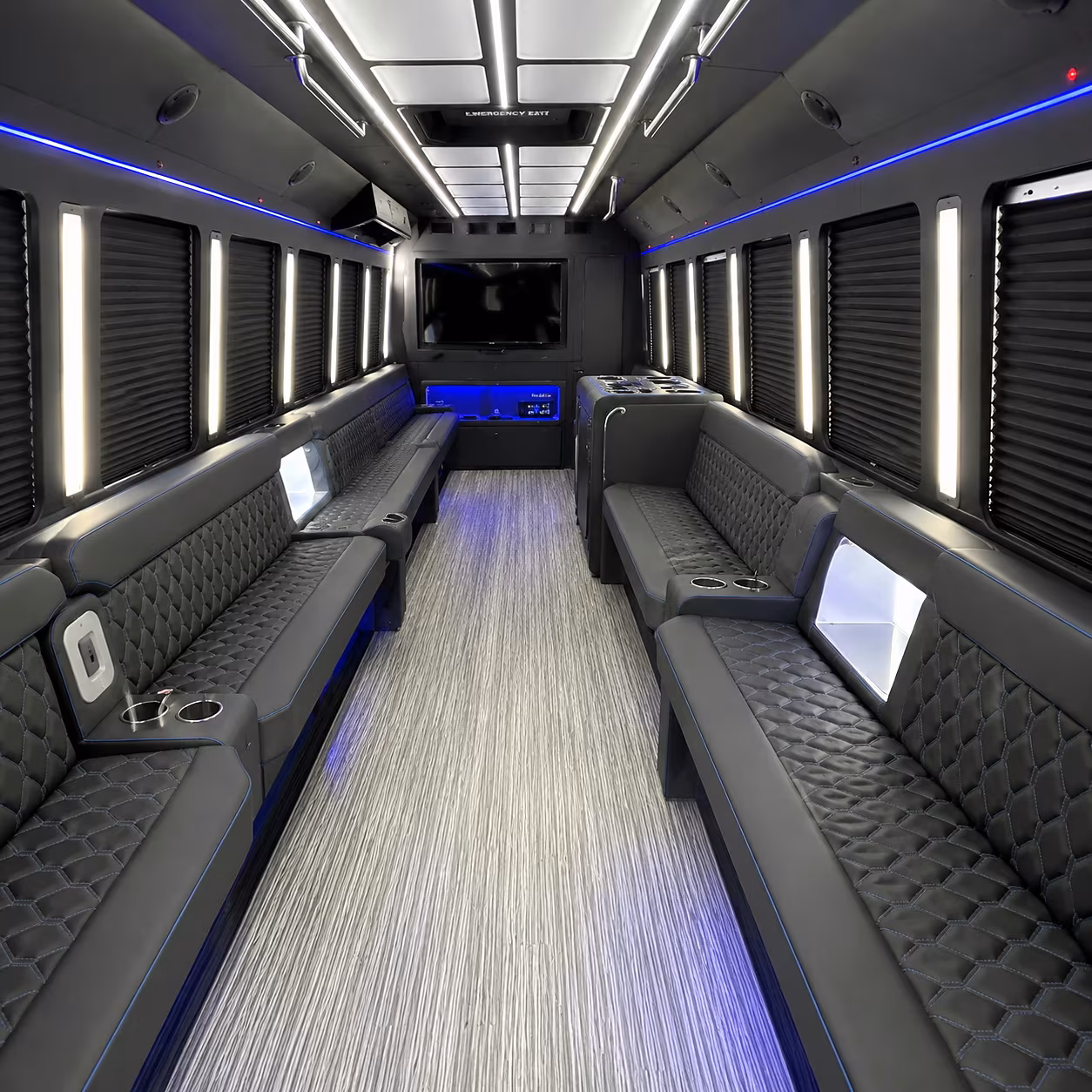 johnson city concert event party bus rental