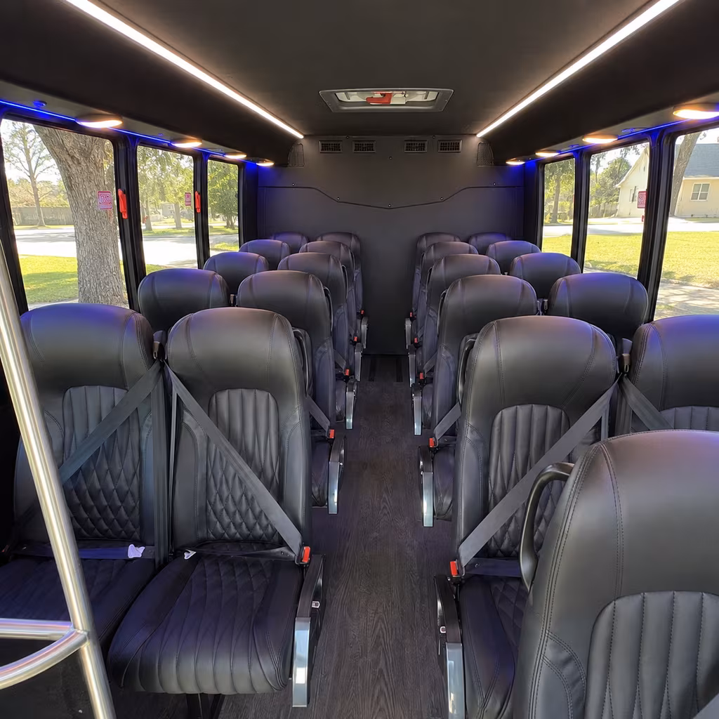 johnson city corporate event transportation onboard seating