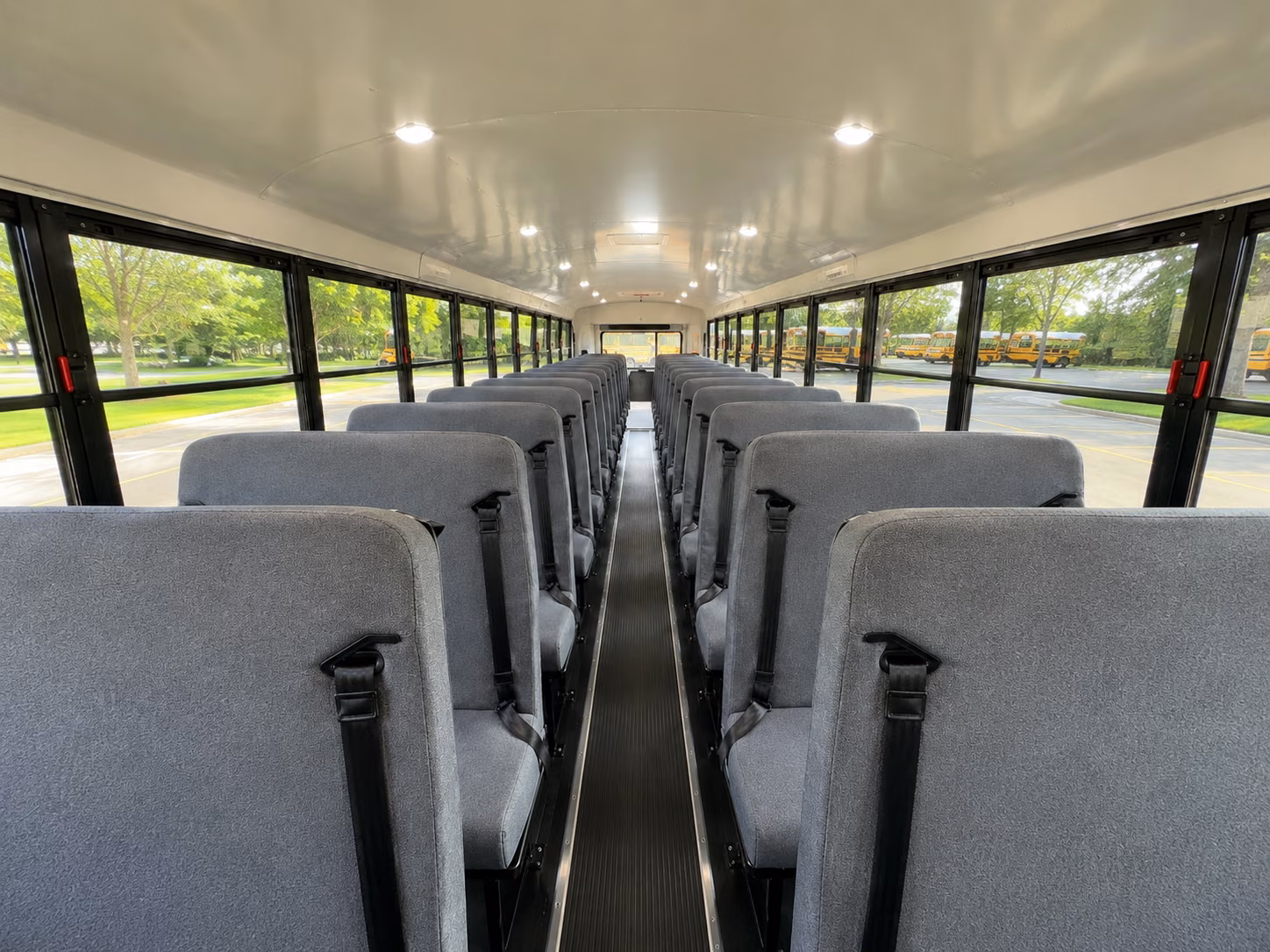 johnson city school bus inside