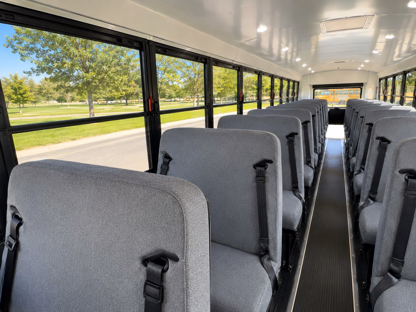 johnson city school bus interior