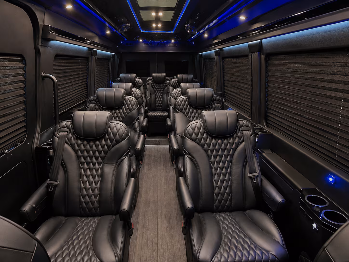 johnson city sprinter van with driver interior